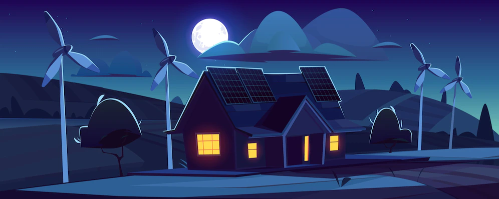 how do solar panels on a house work