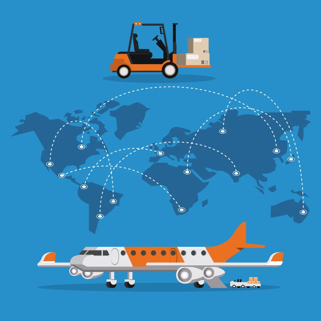 how many jobs are available in air freight/delivery services