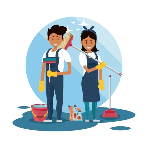 Trabajo de limpieza en casas particulares