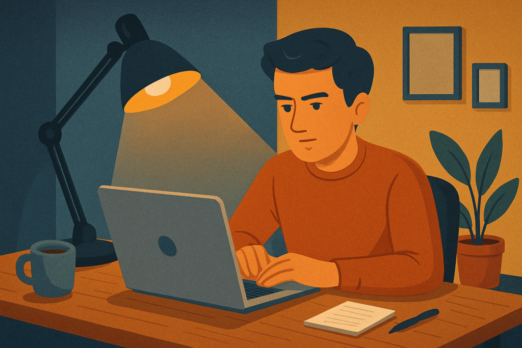 focused setup leads to focused work